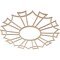 Ekena Millwork Augustus Wood Fretwork Pierced Ceiling Medallion, Alder, 40"OD x 14 1/8"ID x 1/4"T CMWP40X40X0250AUAL - alternate 4